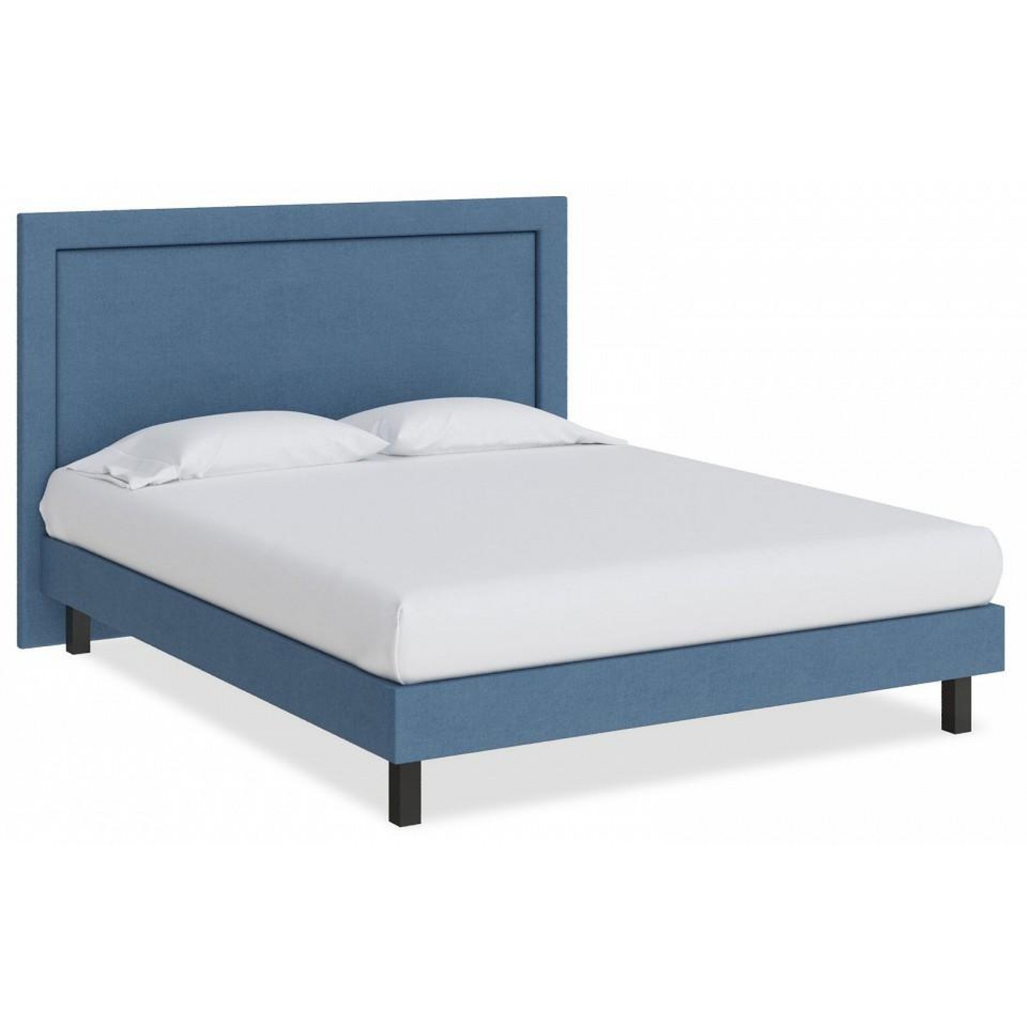 Кровать двуспальная London Boxspring Standart  ORM_160-200-LondonBoxspringStandart-TetraBlue