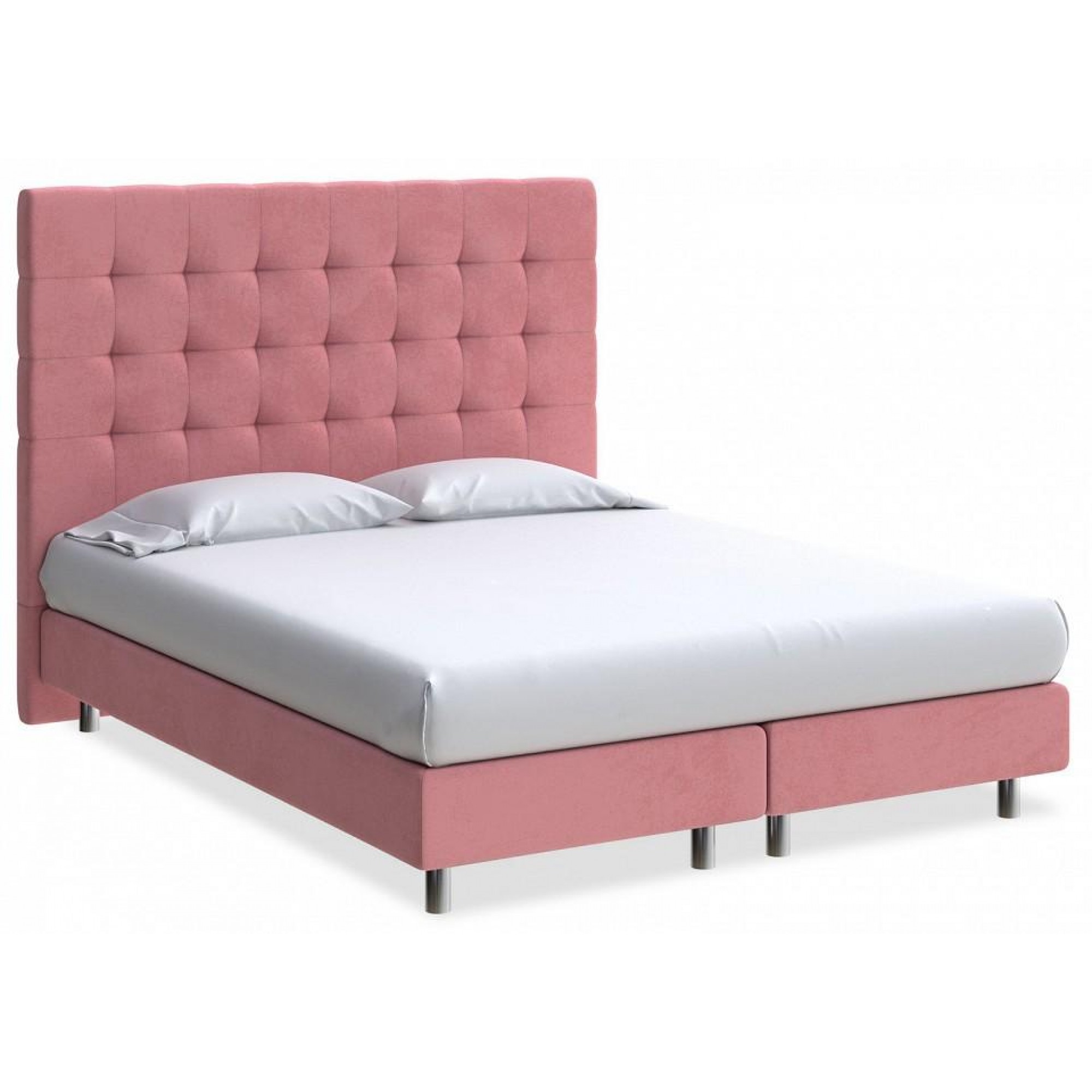 Кровать двуспальная Madrid Boxspring Lift  ORM_160-200-MadridBoxspringLift-UltraBerrySorbet