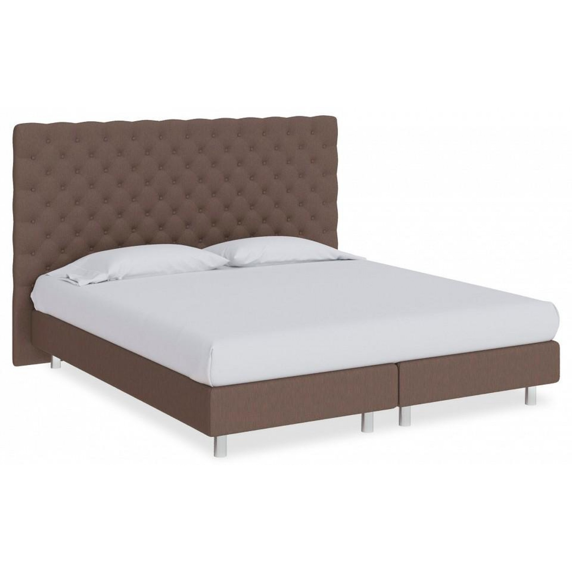 Кровать двуспальная Paris Boxspring Lift  ORM_160-200-ParisBoxspringLift-SavanaChocolate