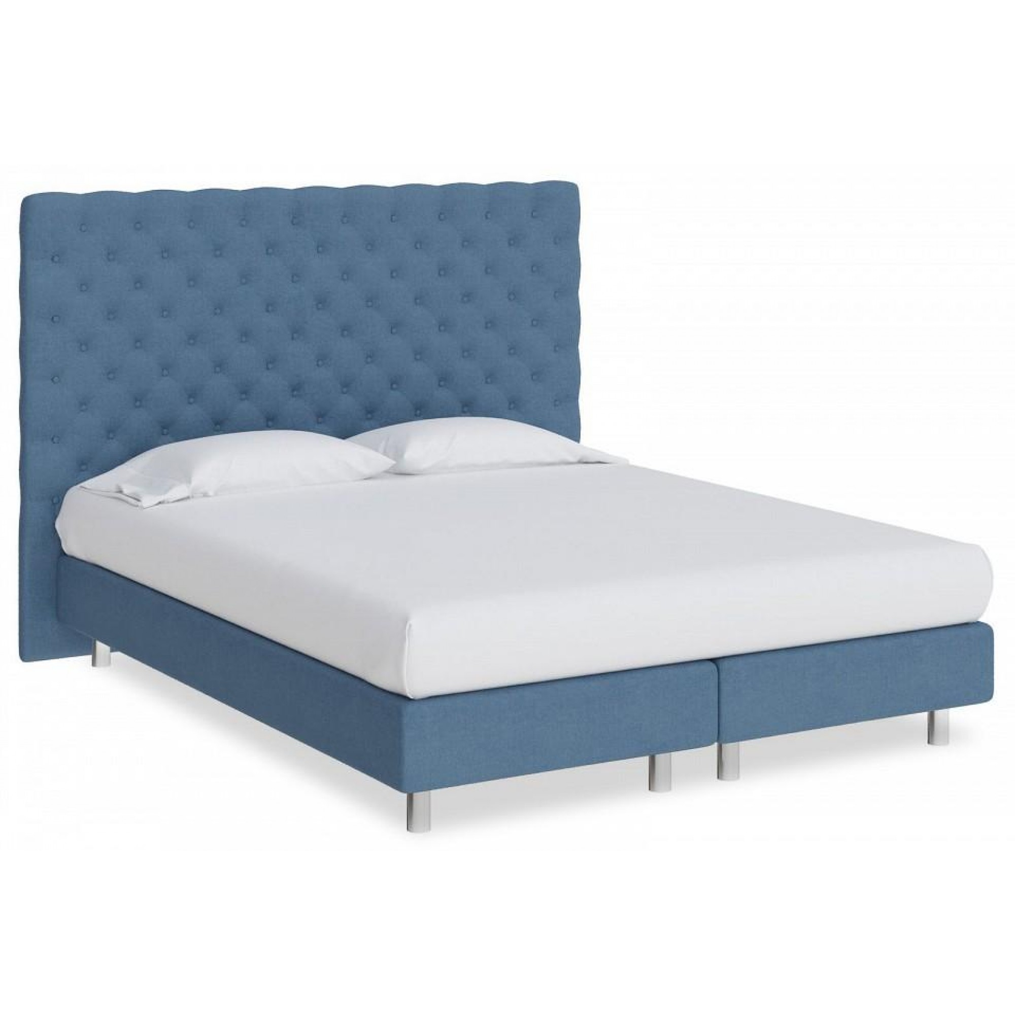 Кровать двуспальная Paris Boxspring Lift  ORM_160-200-ParisBoxspringLift-TetraBlue