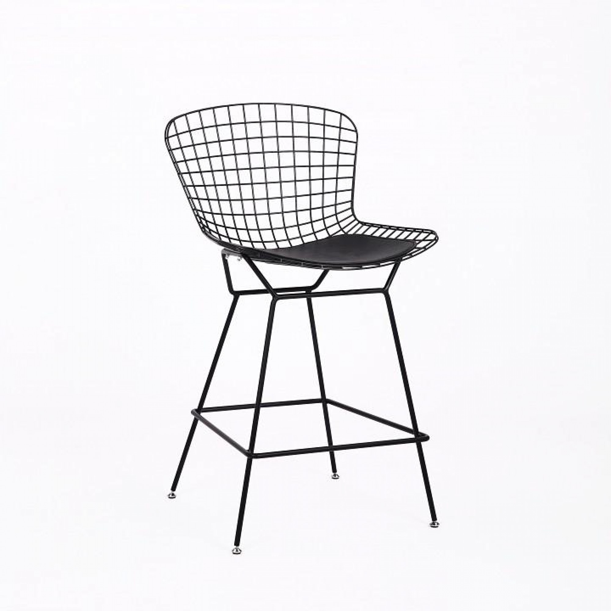 Стул барный Bertoia    SGR_BTY-24L-P6_BL-BL