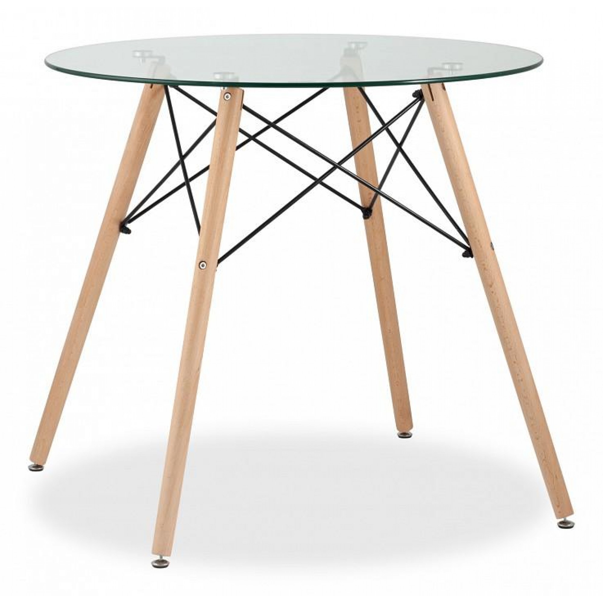 Стол обеденный Eames DSW    SGR_CHAD_GLASS