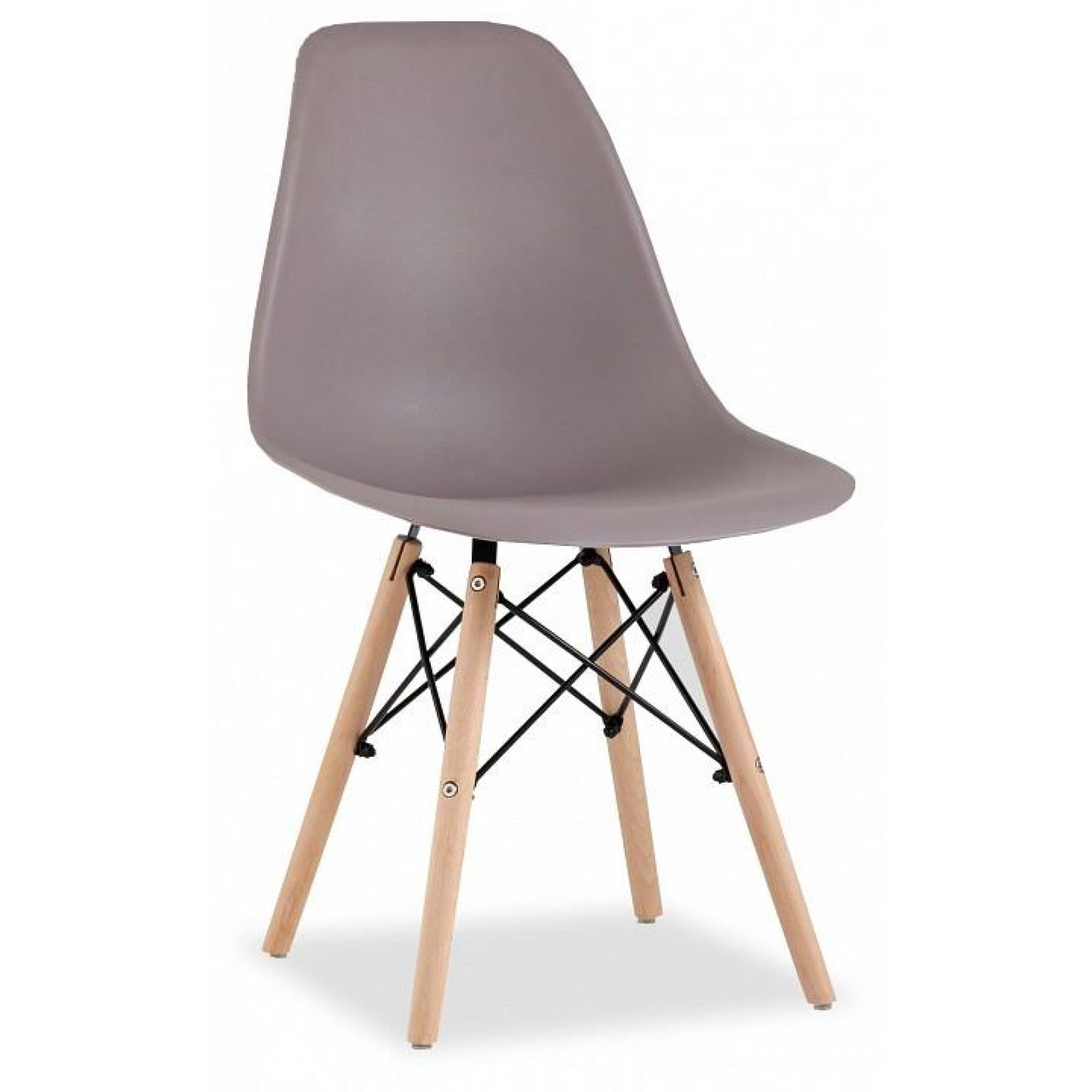 Набор из 4 стульев Eames    SGR_Y801-dark-grey-X4