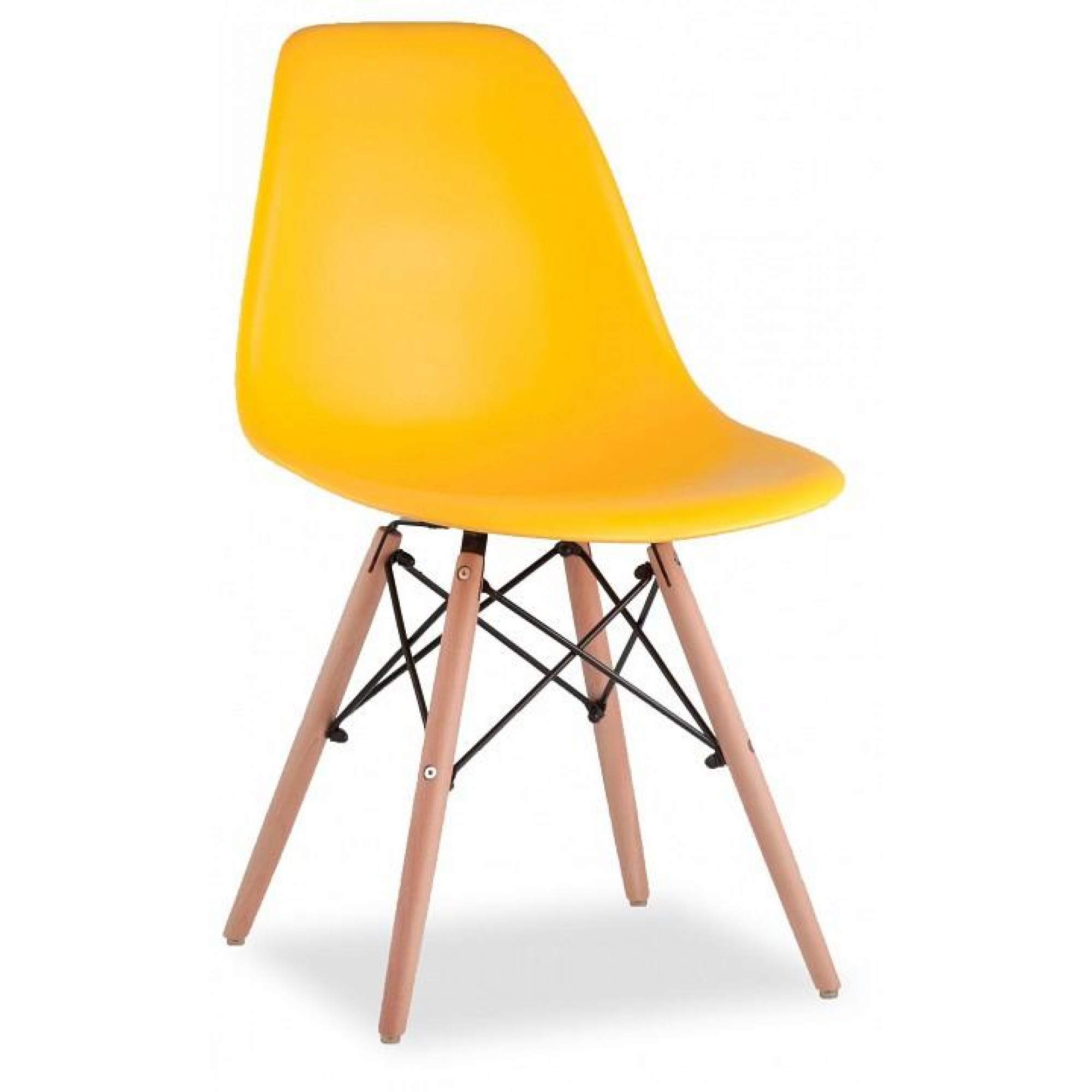 Набор из 4 стульев Eames    SGR_8056PP-YELLOW-X4