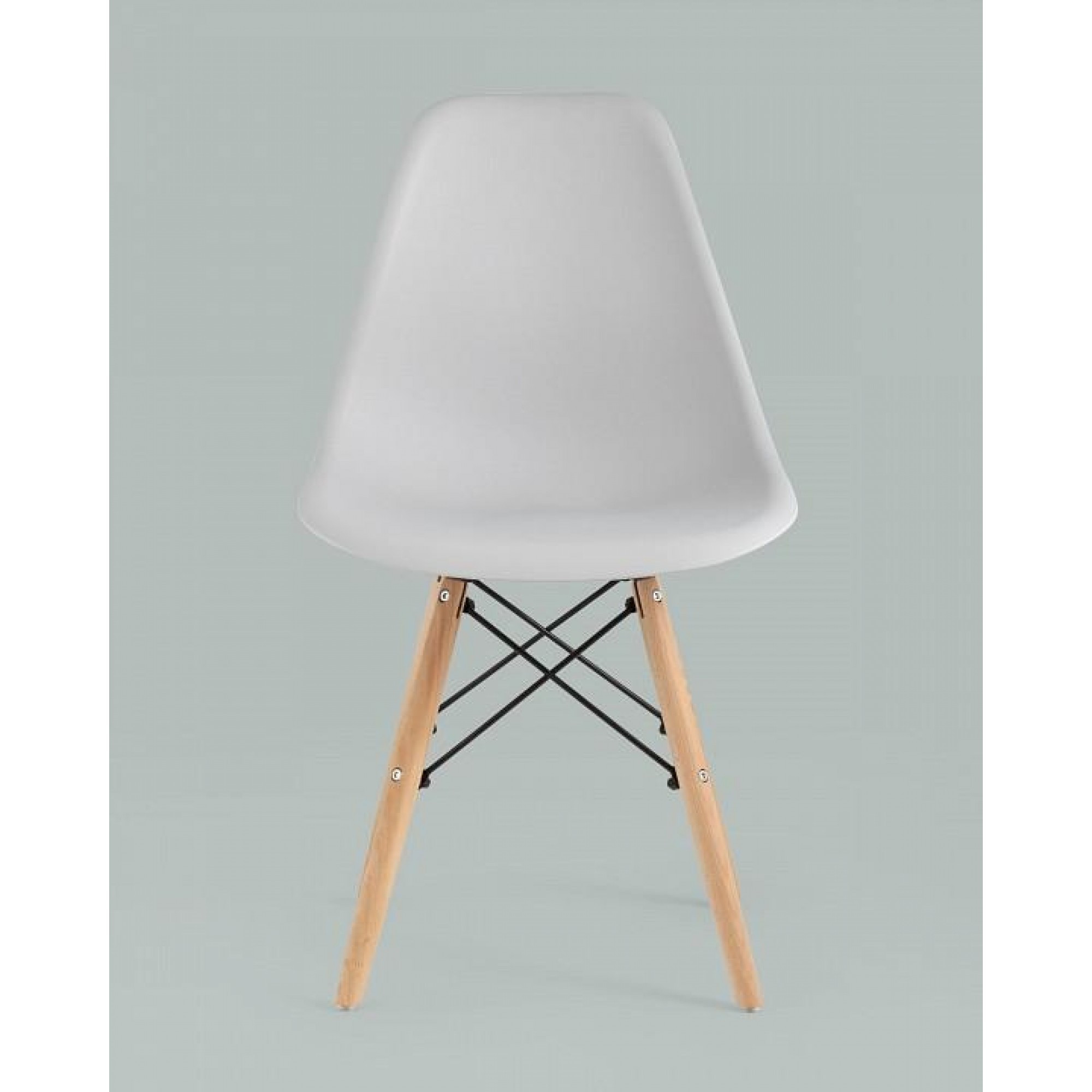 Набор из 4 стульев Eames    SGR_Y801-light-grey-X4