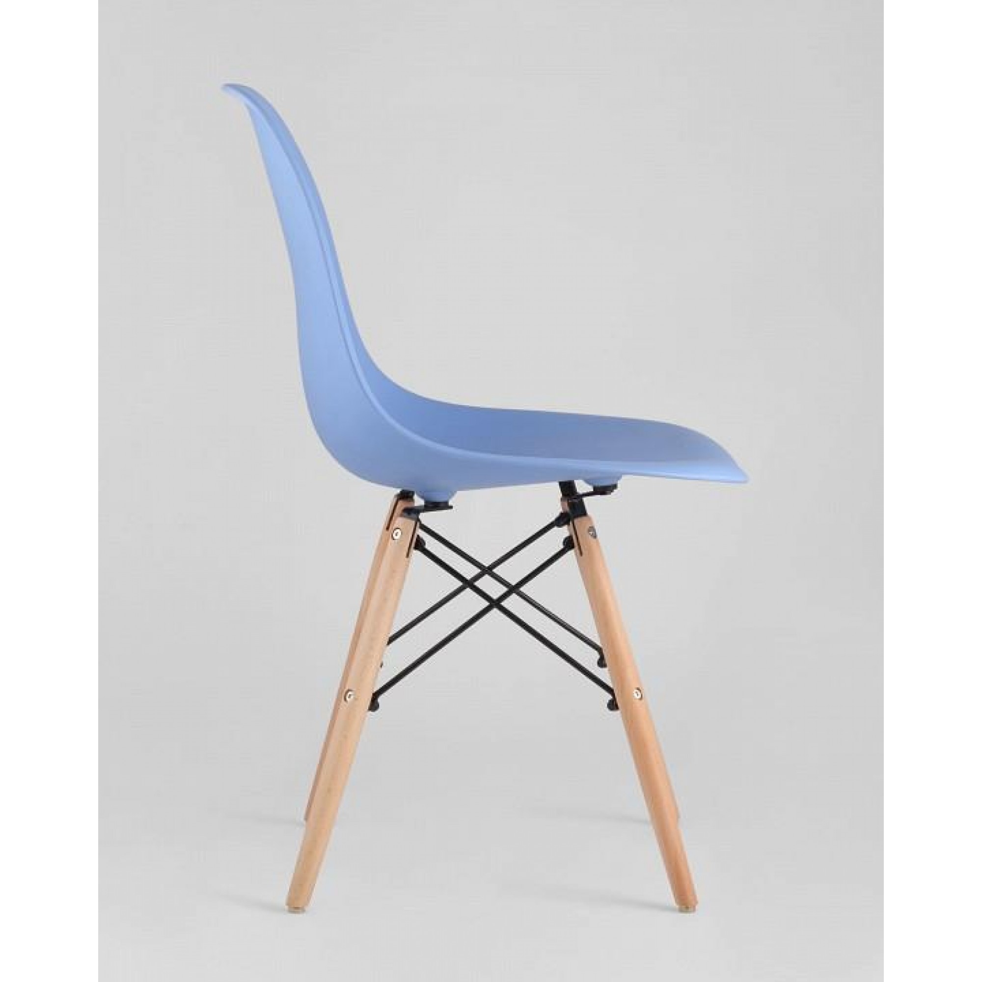 Набор из 4 стульев Eames    SGR_8056PP-LIGHT-BLUE-60202-X4