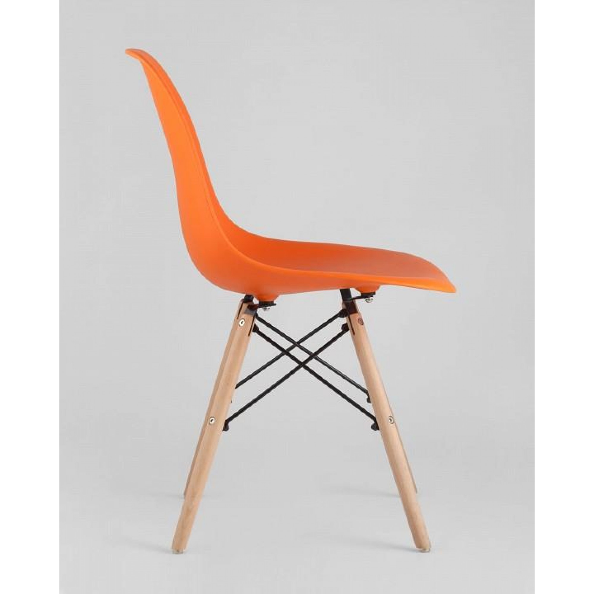 Набор из 4 стульев Eames    SGR_8056PP-ORANGE-X4