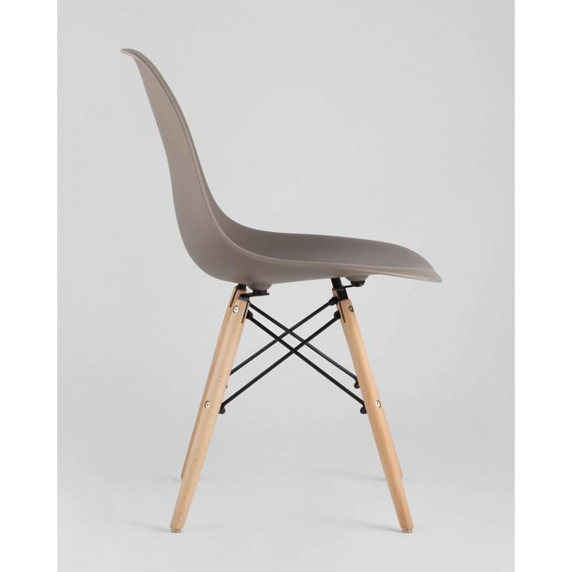 Набор из 4 стульев Eames    SGR_8056PP-WARM-GREY-X4