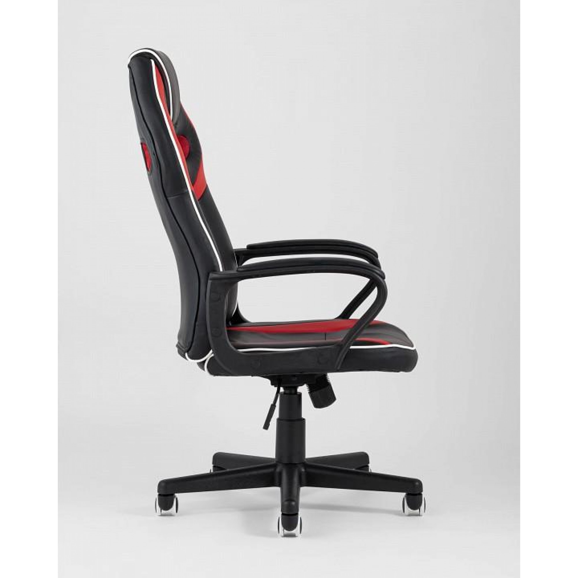 Кресло компьютерное TopChairs Racer Light красный 580x700x1160(SGR_SA-R-7B-b-r)