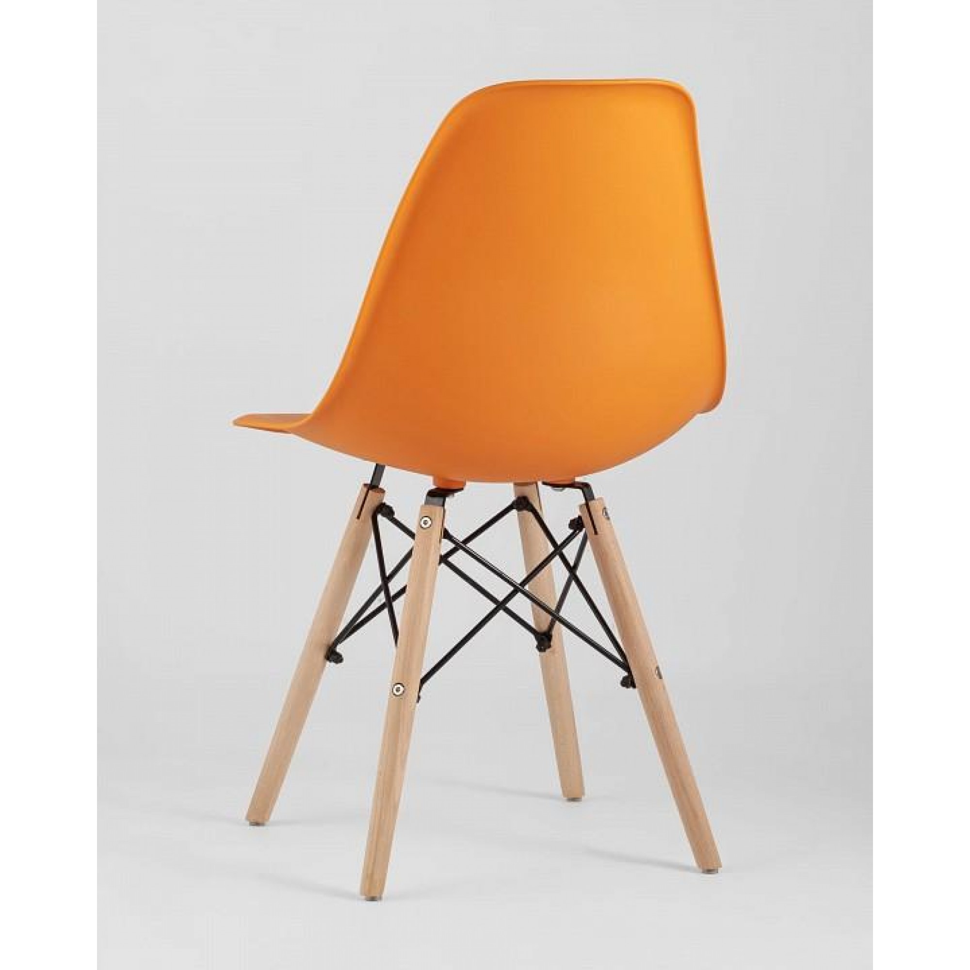 Набор из 4 стульев Eames    SGR_Y801-orange-X4