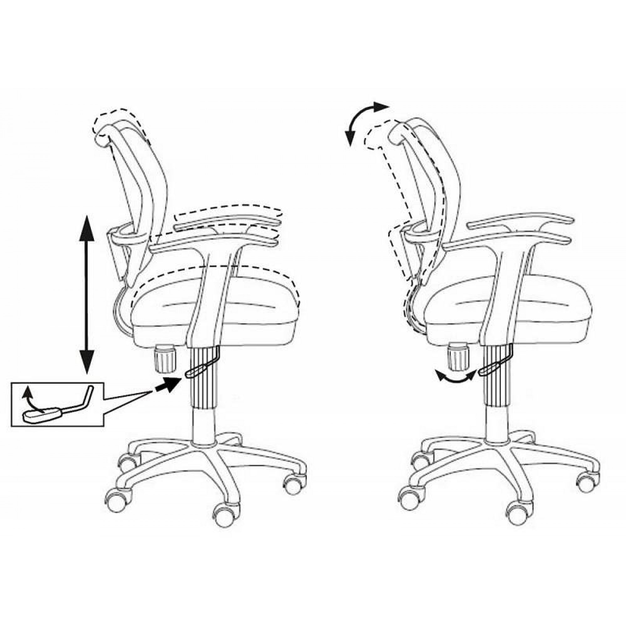 Кресло компьютерное Бюрократ CH-W797/BR/TW-14C    BUR_847130