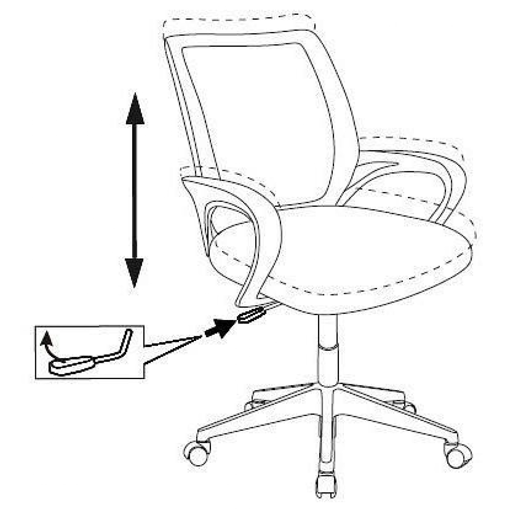 Кресло компьютерное KD-W4 фиолетовый 580x440x890-985(BUR_1623217)