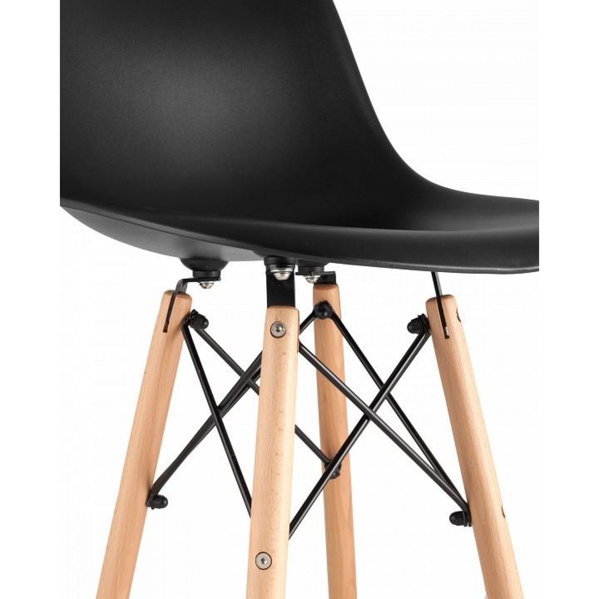 Стул барный Eames    SGR_8056H_BLACK_SEAT