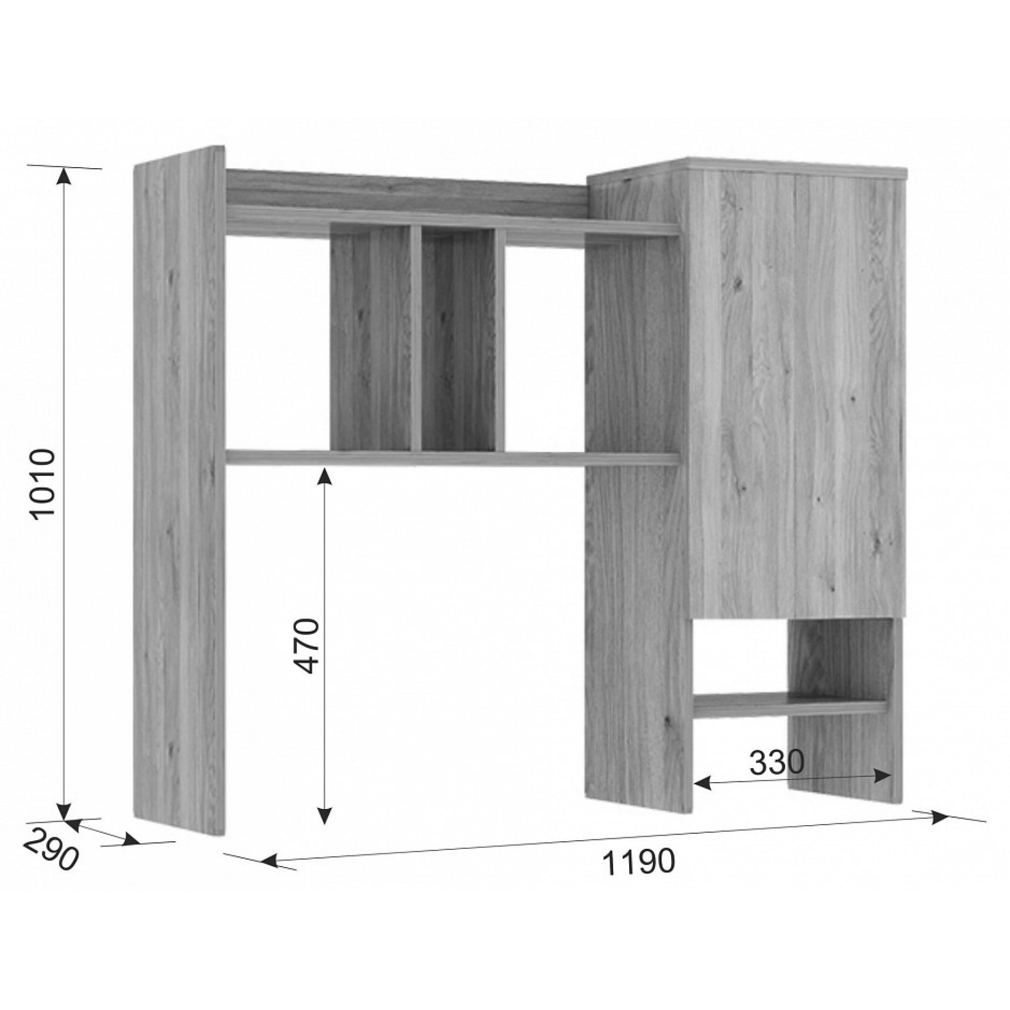 Гарнитур для детской Модерн КД42    MBS_KD42Modern-2209