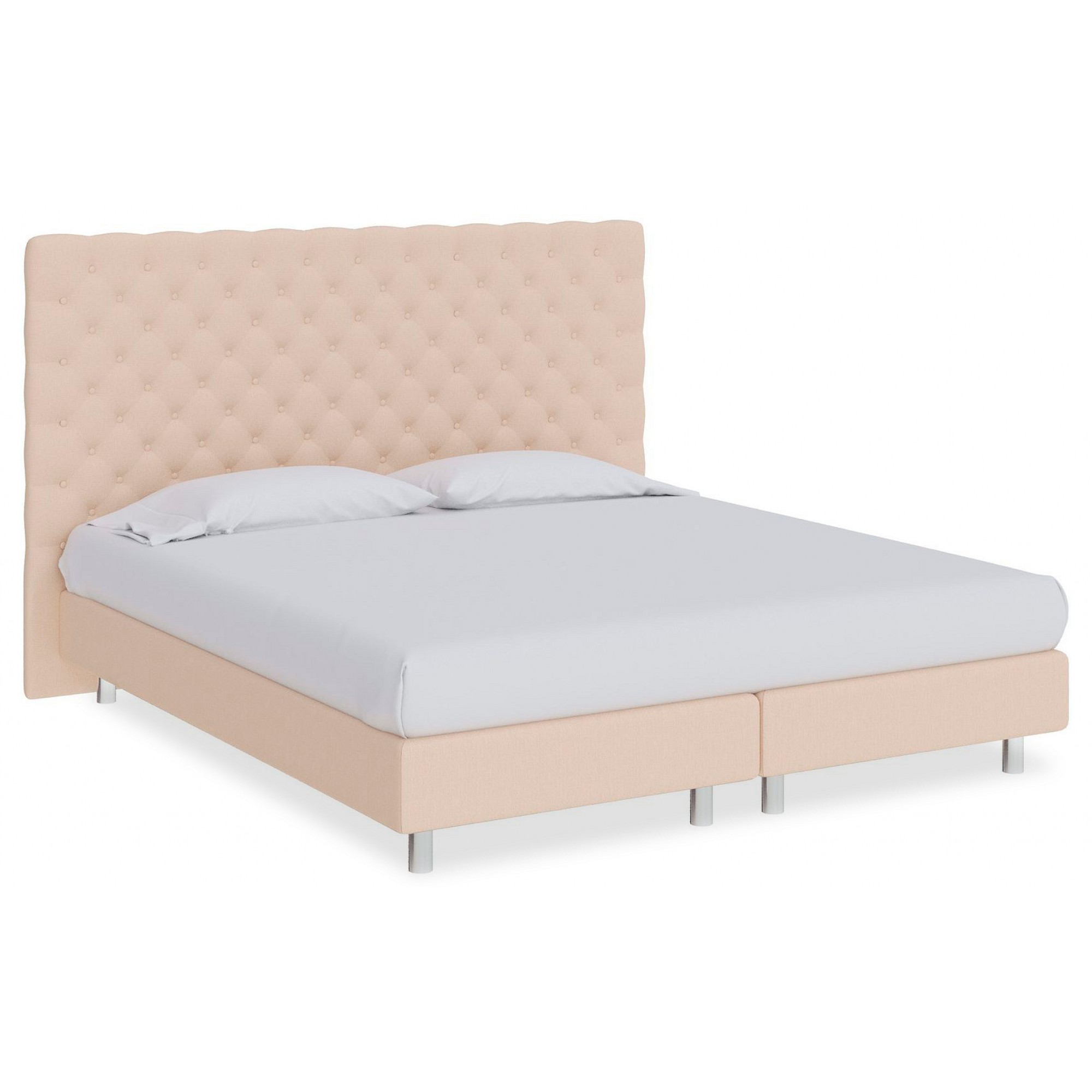 Кровать двуспальная Paris Boxspring Elite  ORM_160-200-ParisBoxspringElite-SavanaCamel