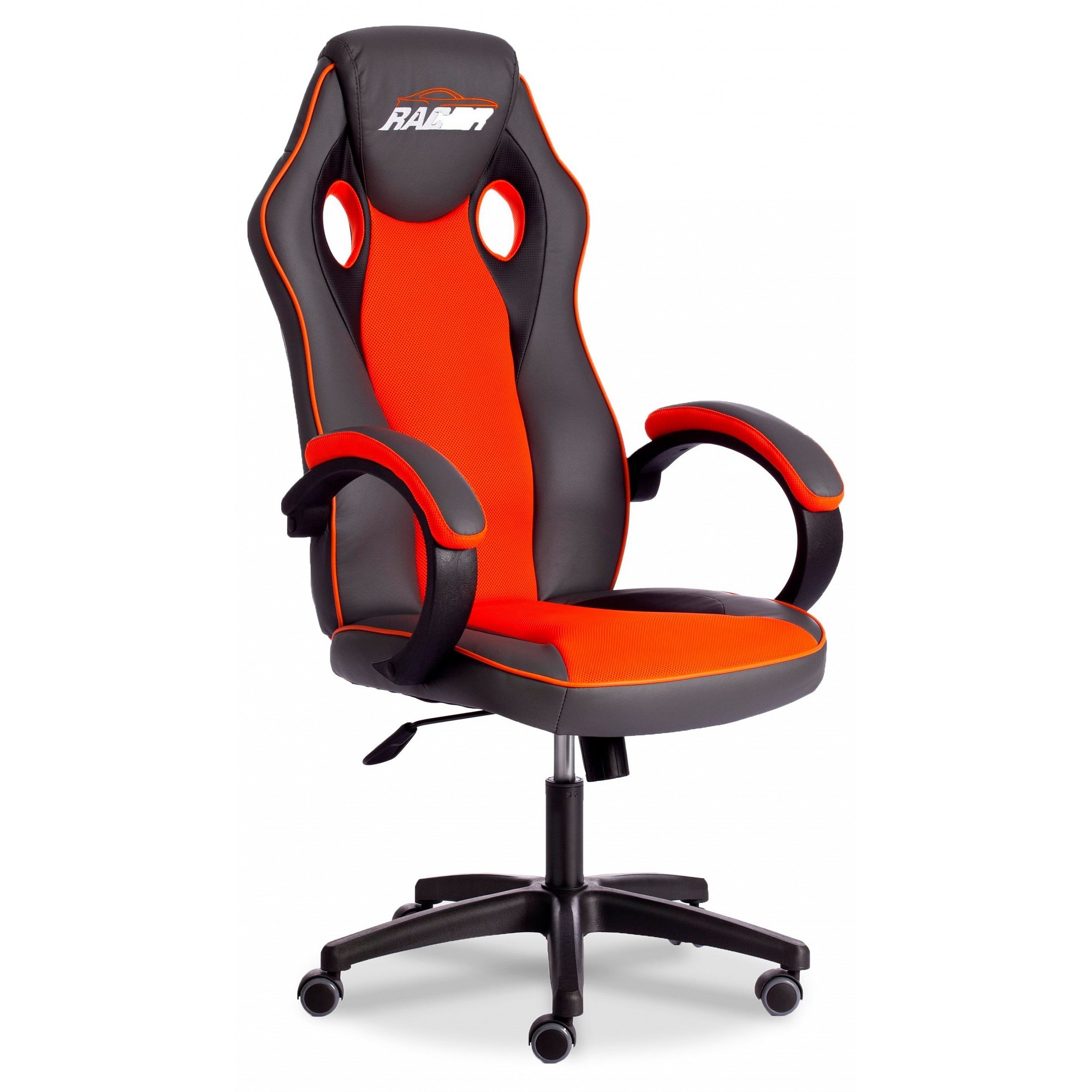 Кресло компьютерное Racer GT new оранжевый 640x500x1250-1350(TET_13250)