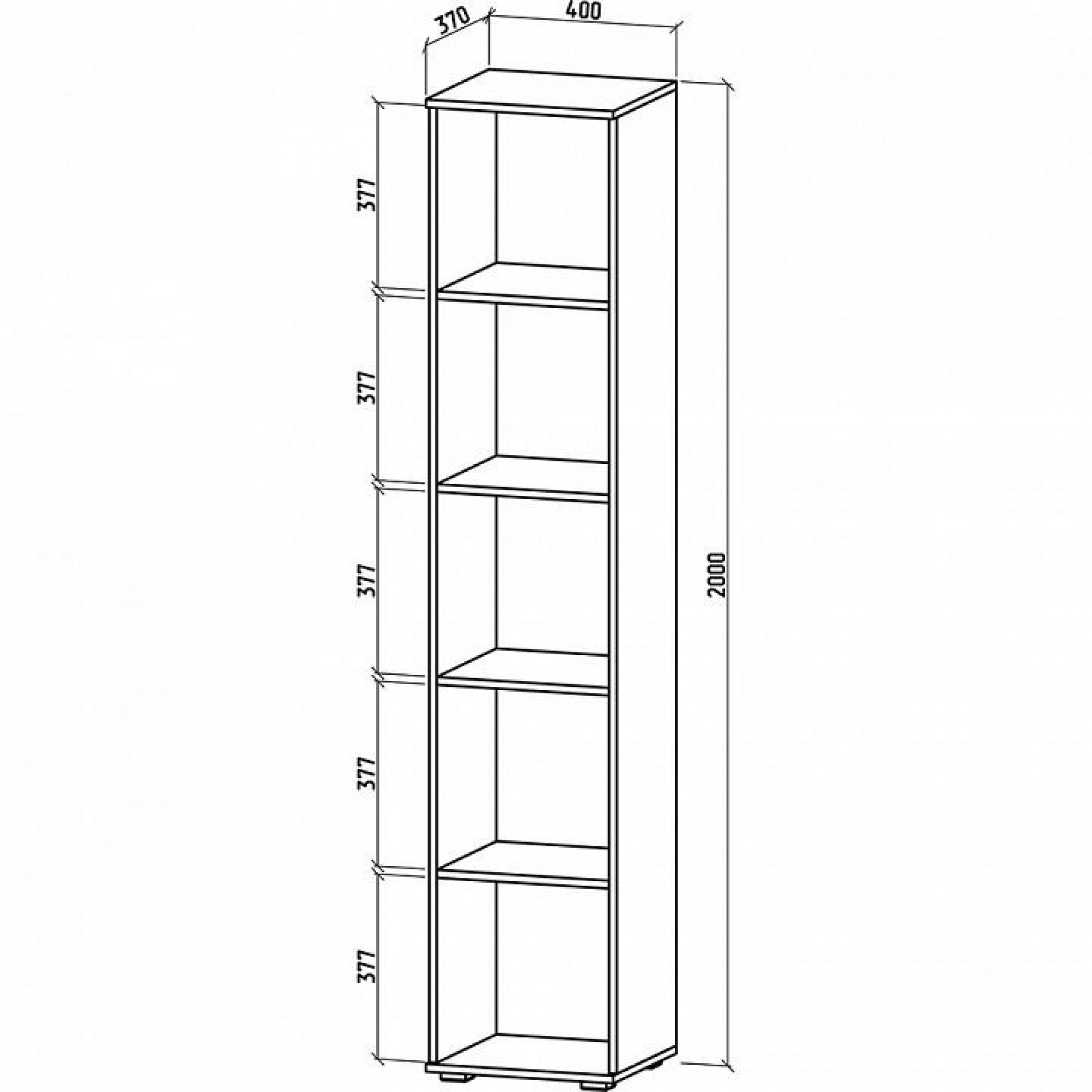 Шкаф для белья Тунис-1    MAS_SHT-1B-DZ