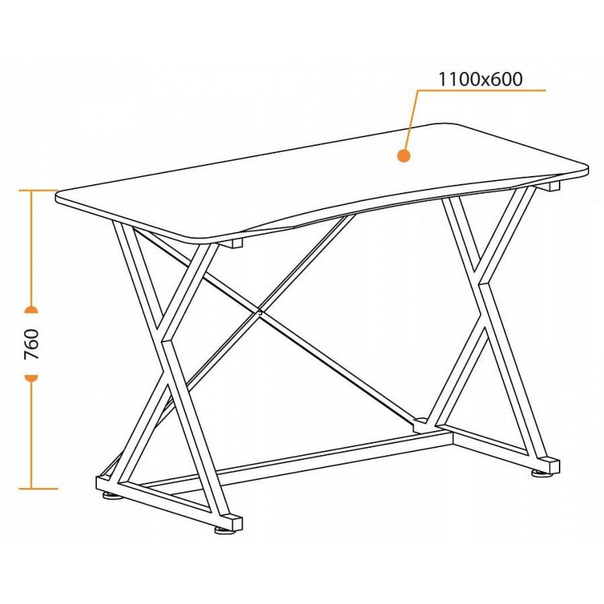 Стол компьютерный GD-05    TET_15256