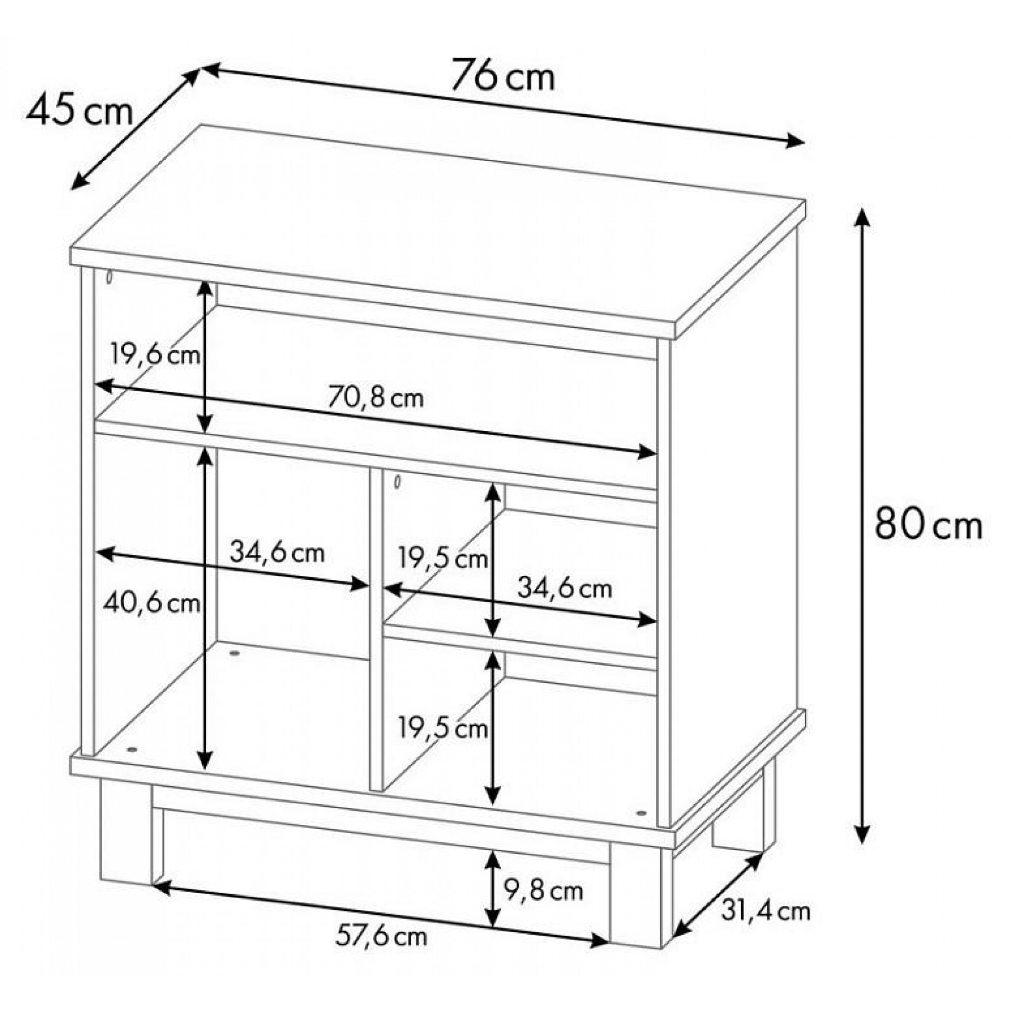 Стеллаж Polini kids Simple 3400    TPL_0002612_31