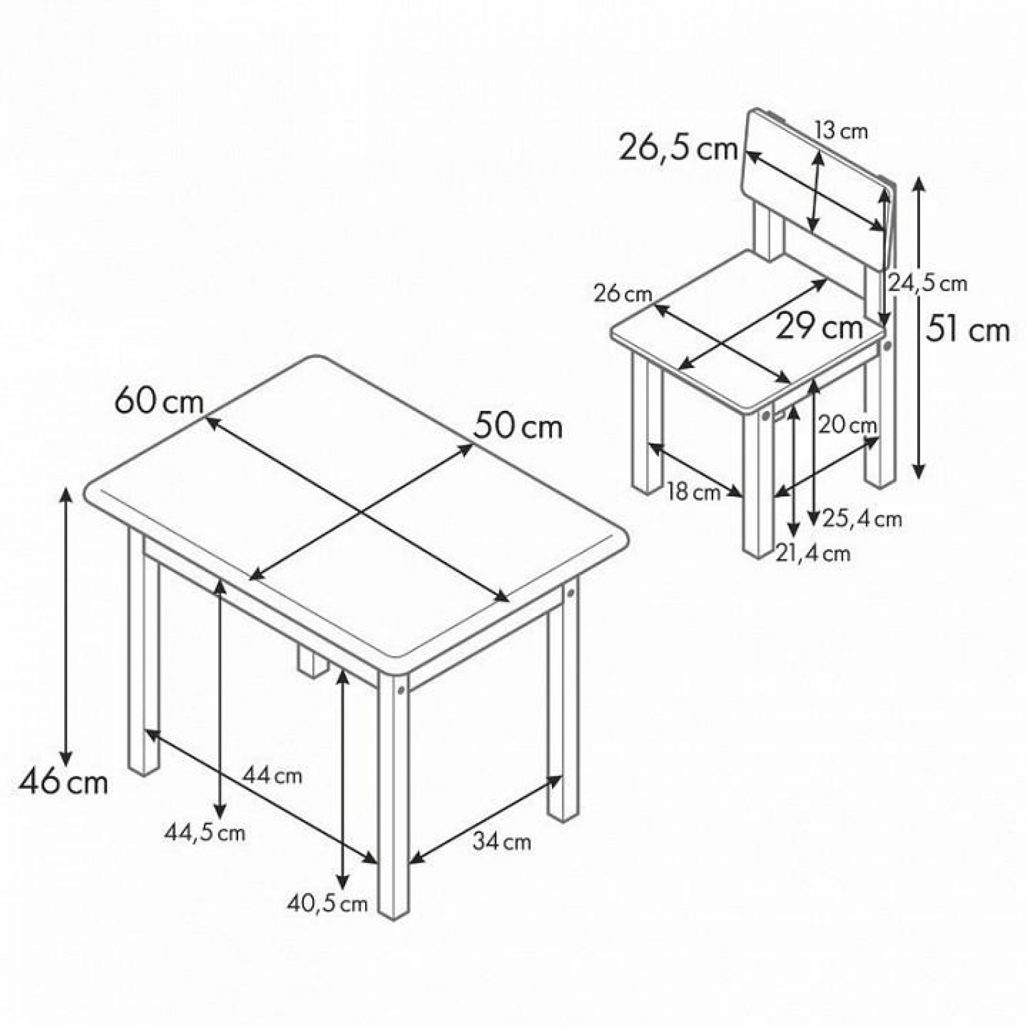 Набор для детской Polini Kids Малышарики 105 S белый (TPL_0003127-041)