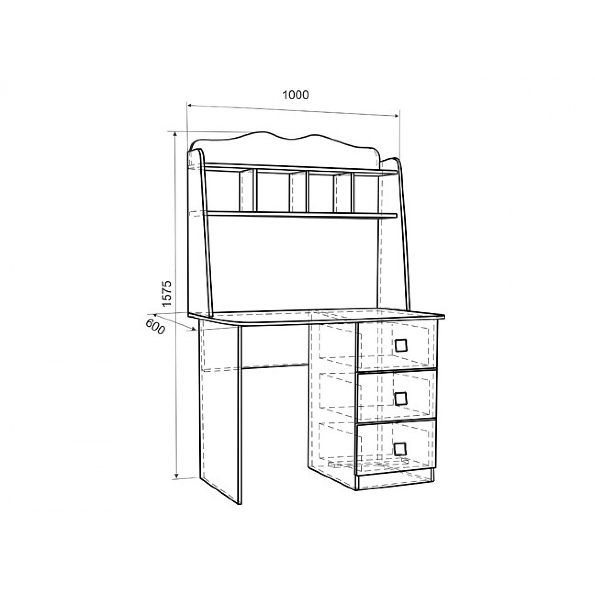 Стол компьютерный Фэнтези MDF-05    MBS_MDF-05